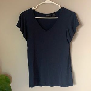 Rachel Zoe Basic Navy T-shirt